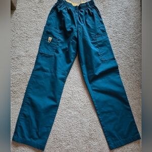 Wonderwink Teal Cargo Pants